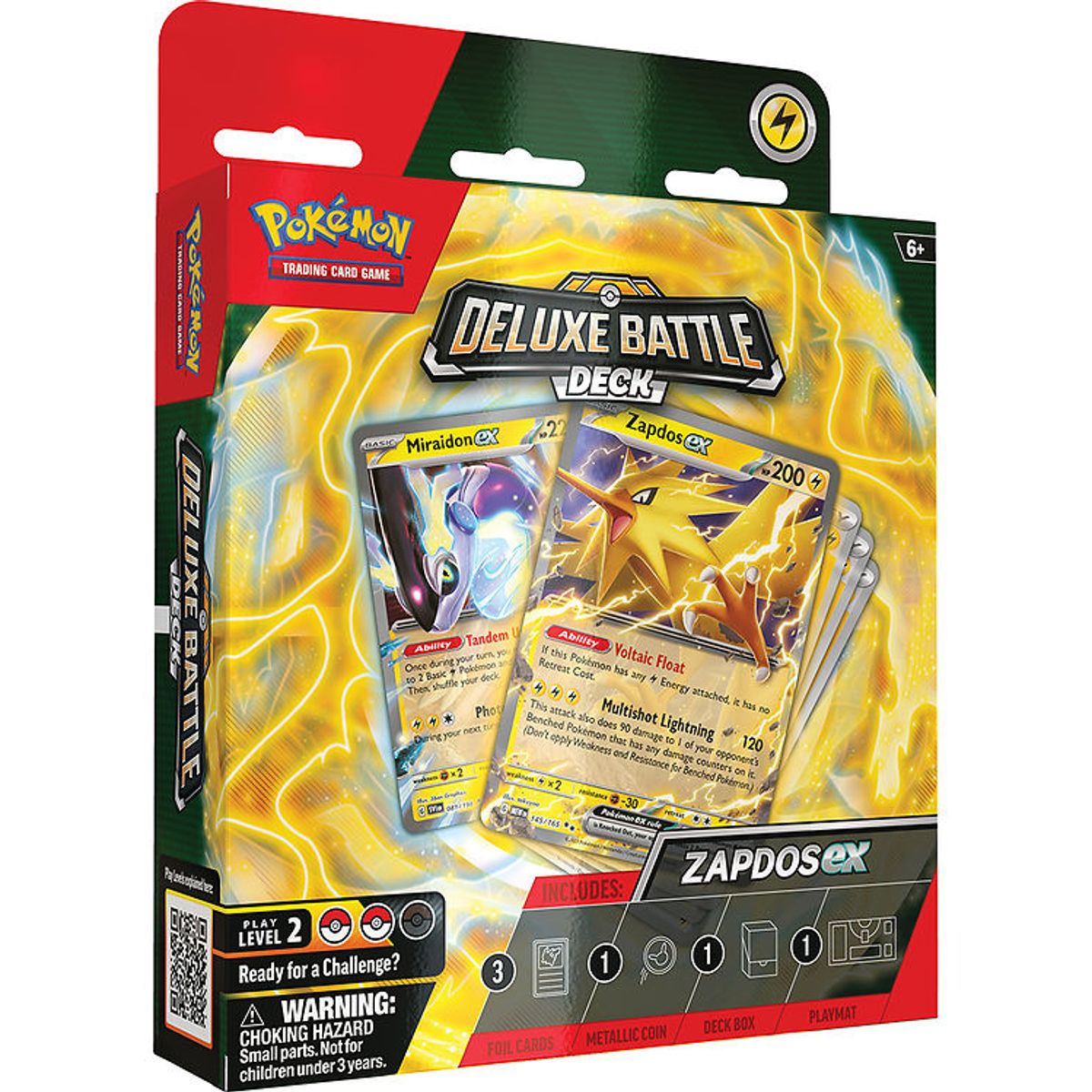 Pokémon Samlekort - Deluxe Battle Deck - Zapdos ex