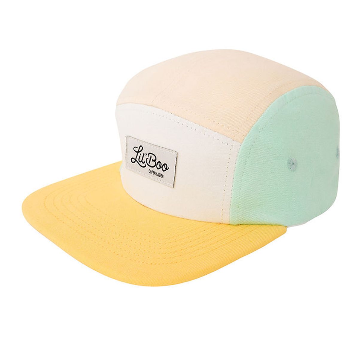 Lil' Boo Copenhagen Kasket - Block Summer 5 - Peach/Yellow/White