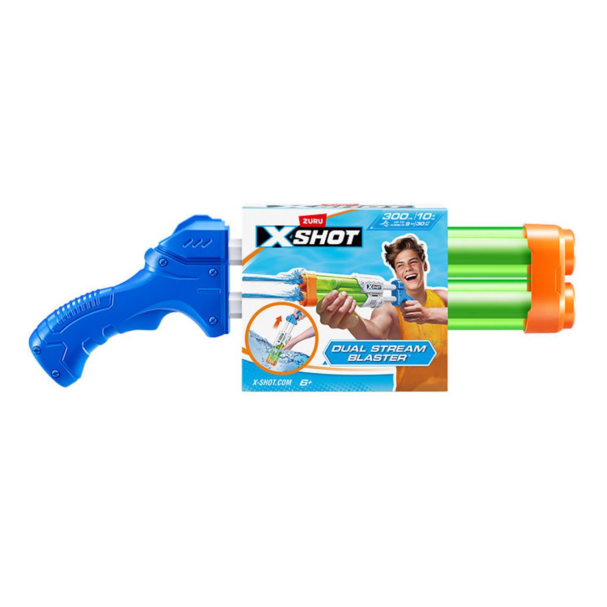 X-SHOT Vandgevær - Small Dual Stream Plunge Blaster