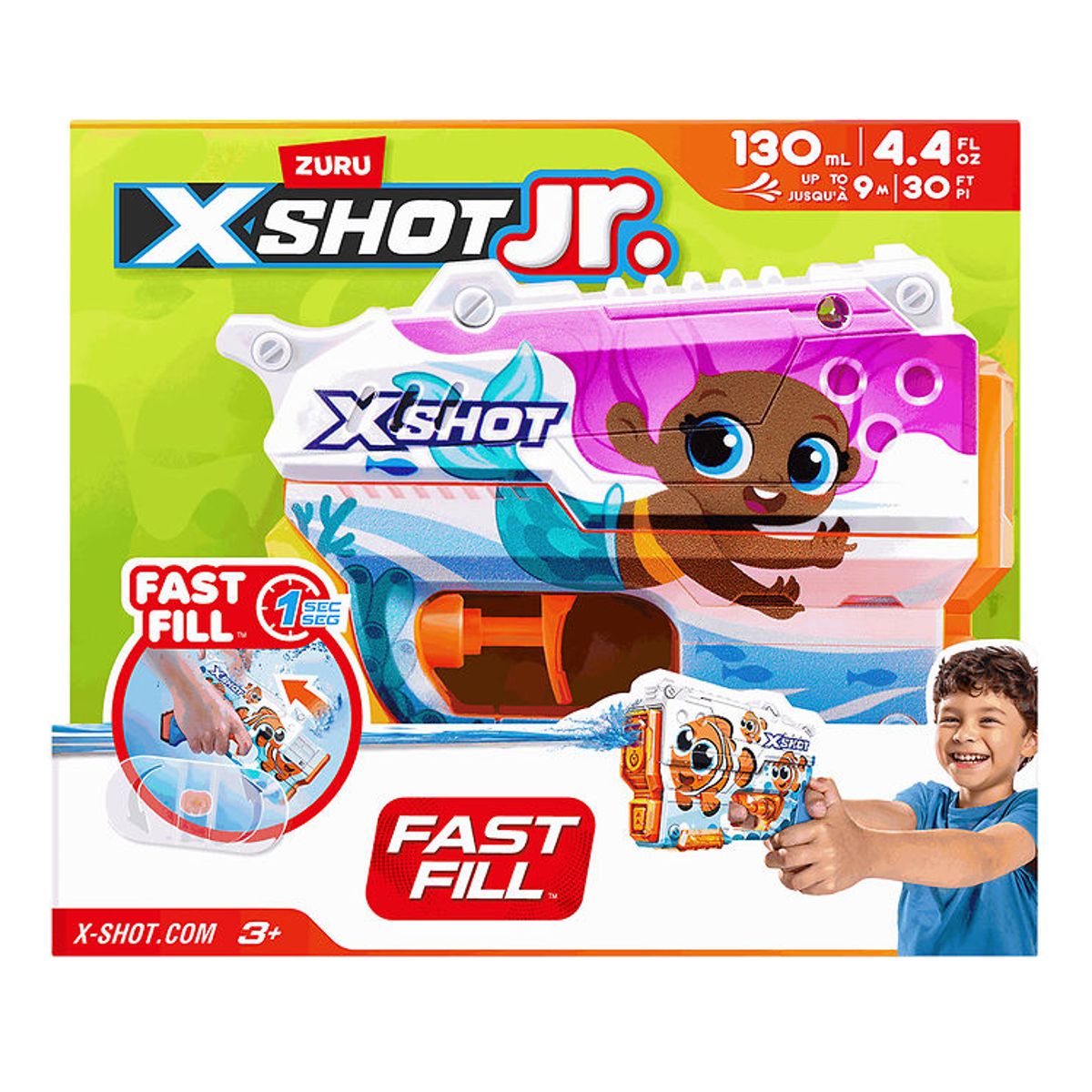 X-SHOT Vandpistol - Junior Fast Fill - Havfrue