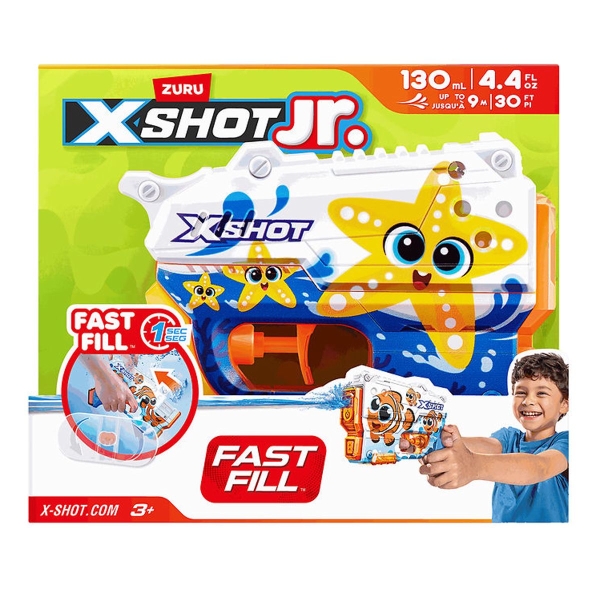 X-SHOT Vandpistol - Junior Fast Fill - Søstjerne