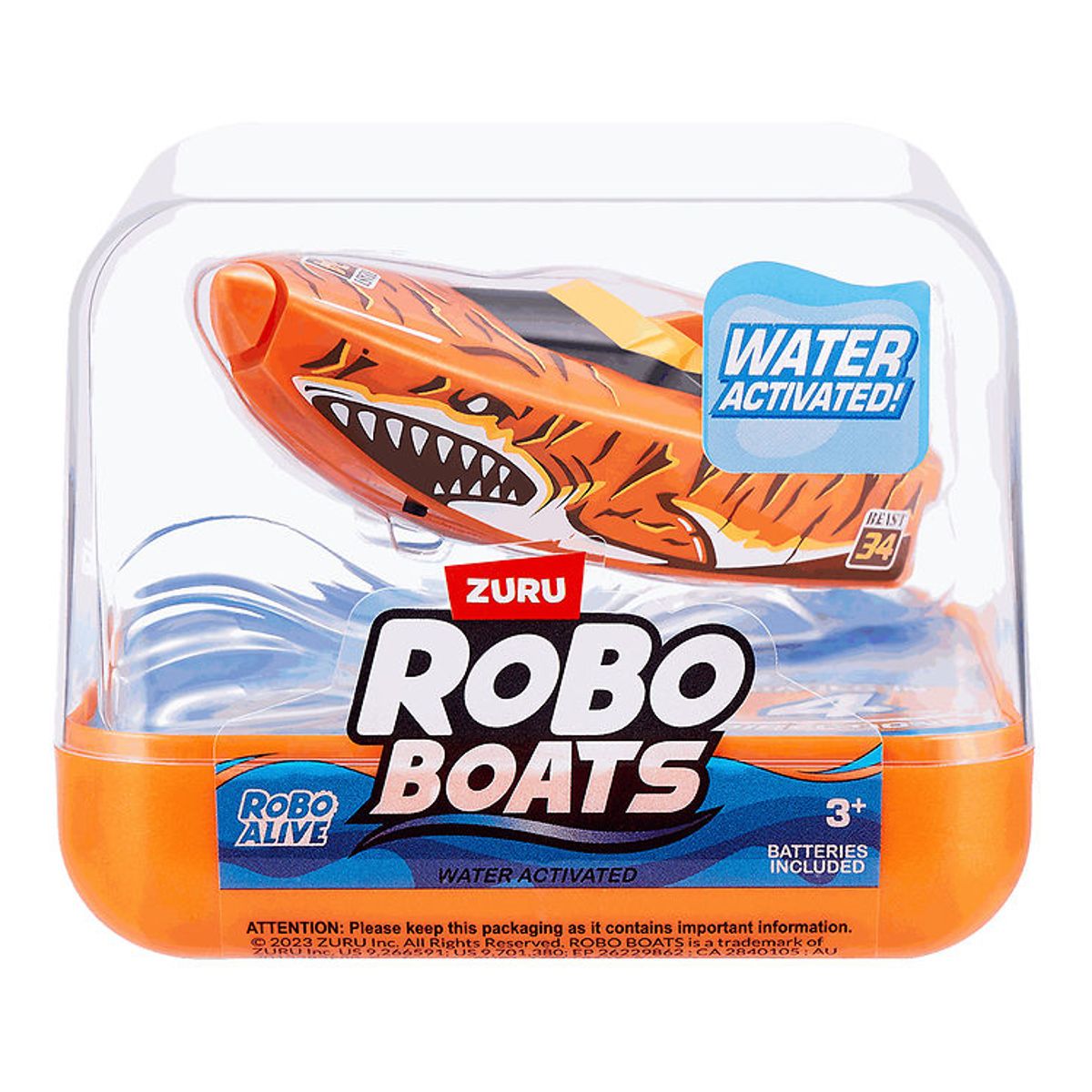 Robo Alive Badelegetøj - Robo Boats - Orange