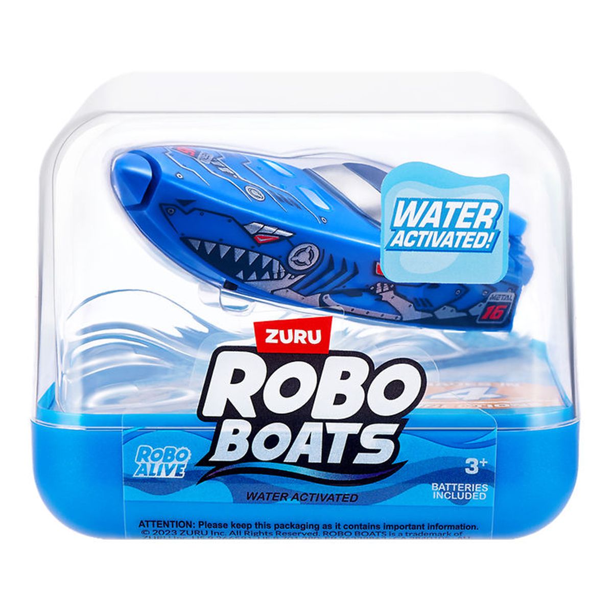 Robo Alive Badelegetøj - Robo Boats - Blå