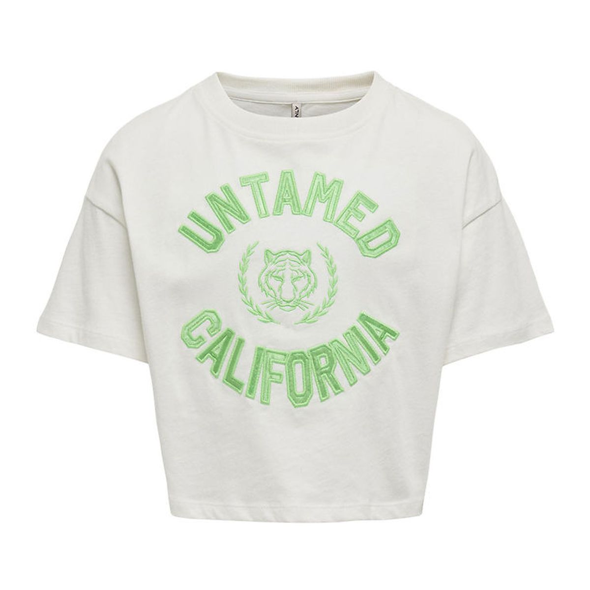 Kids Only T-shirt - KogVilla - sport Top - Cloud Dancer/Californ