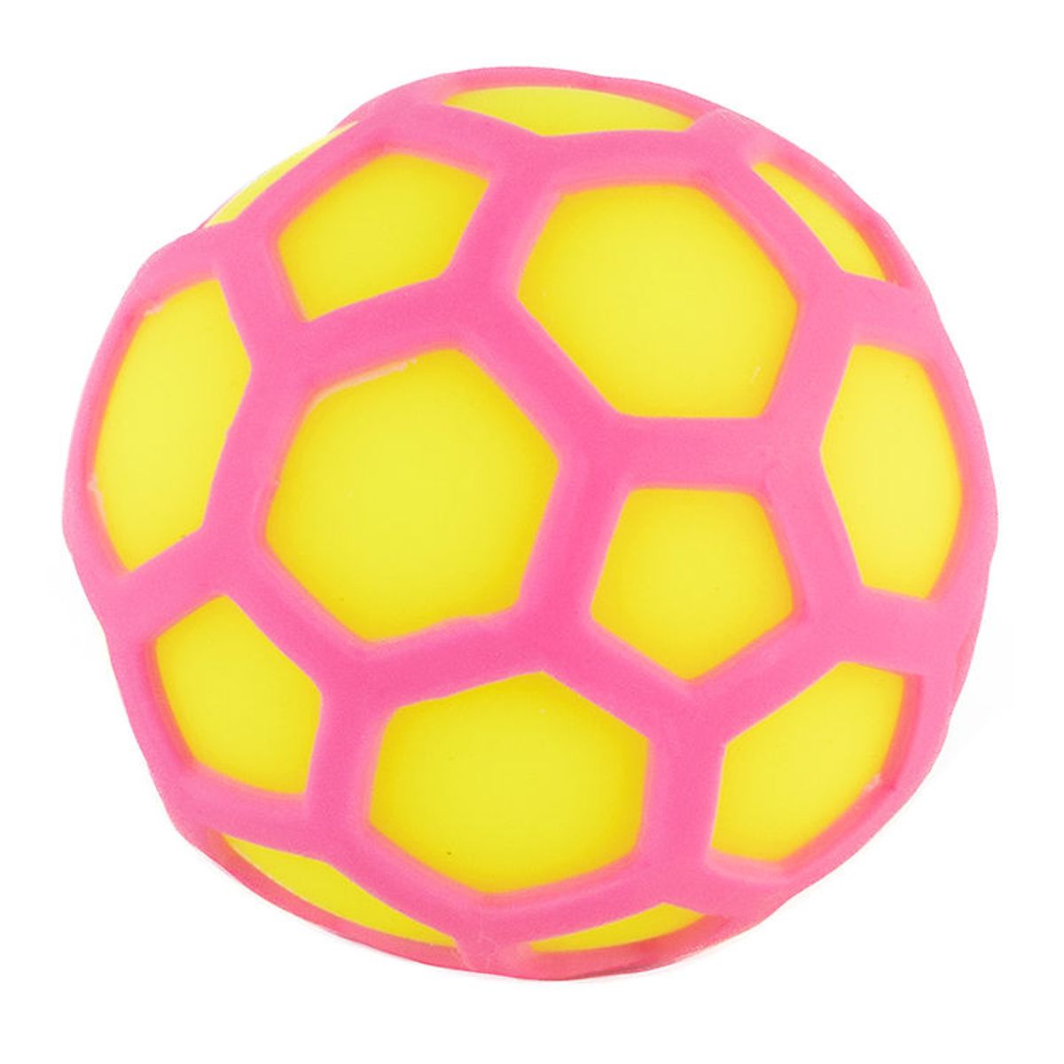 Keycraft Legetøj - Atomic Squeeze Ball - Pink/Gul