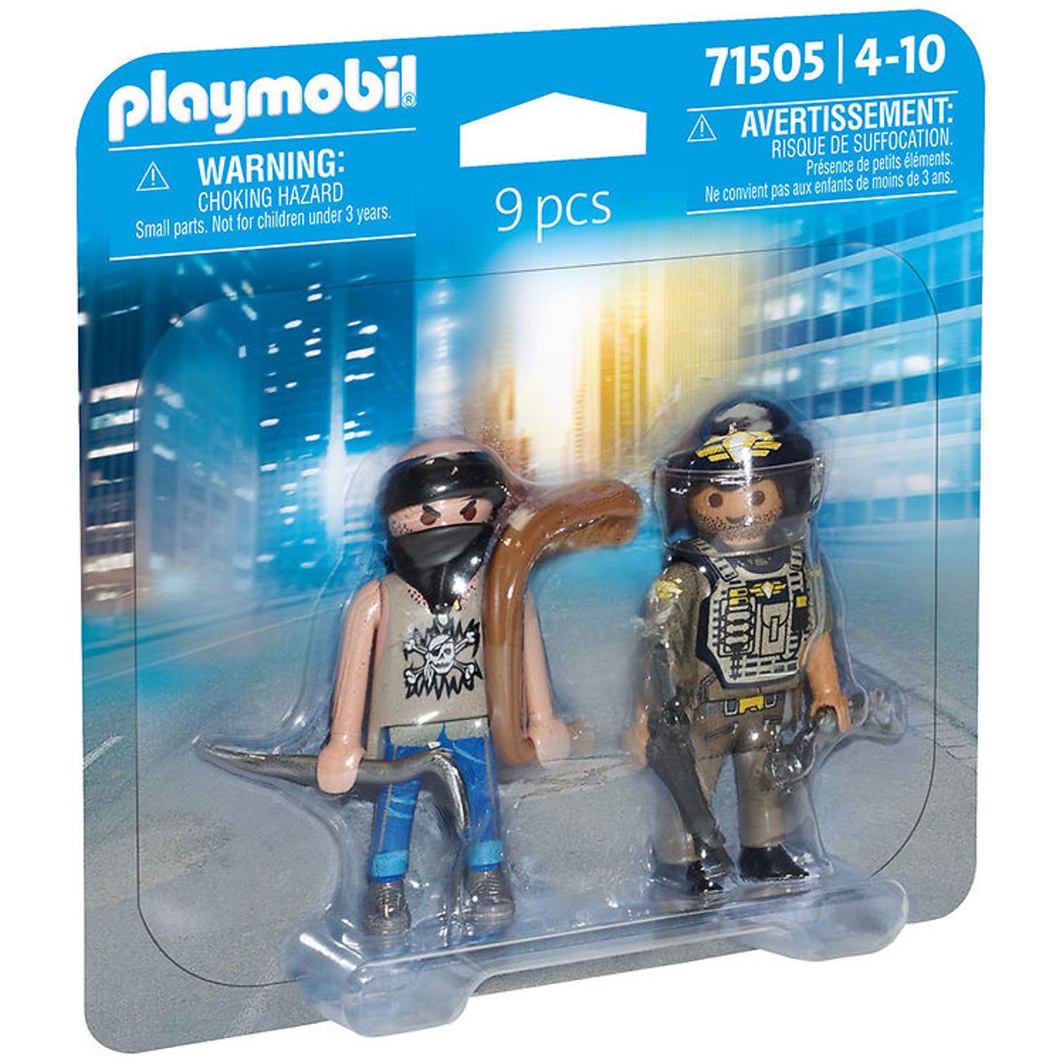 Playmobil Duopack - SWAT & Røver - 71505 - 9 Dele