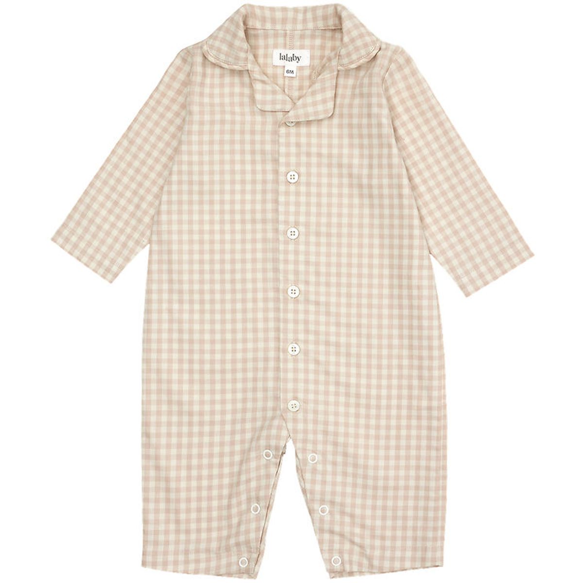 Lalaby Natdragt - Classic - Beige Gingham