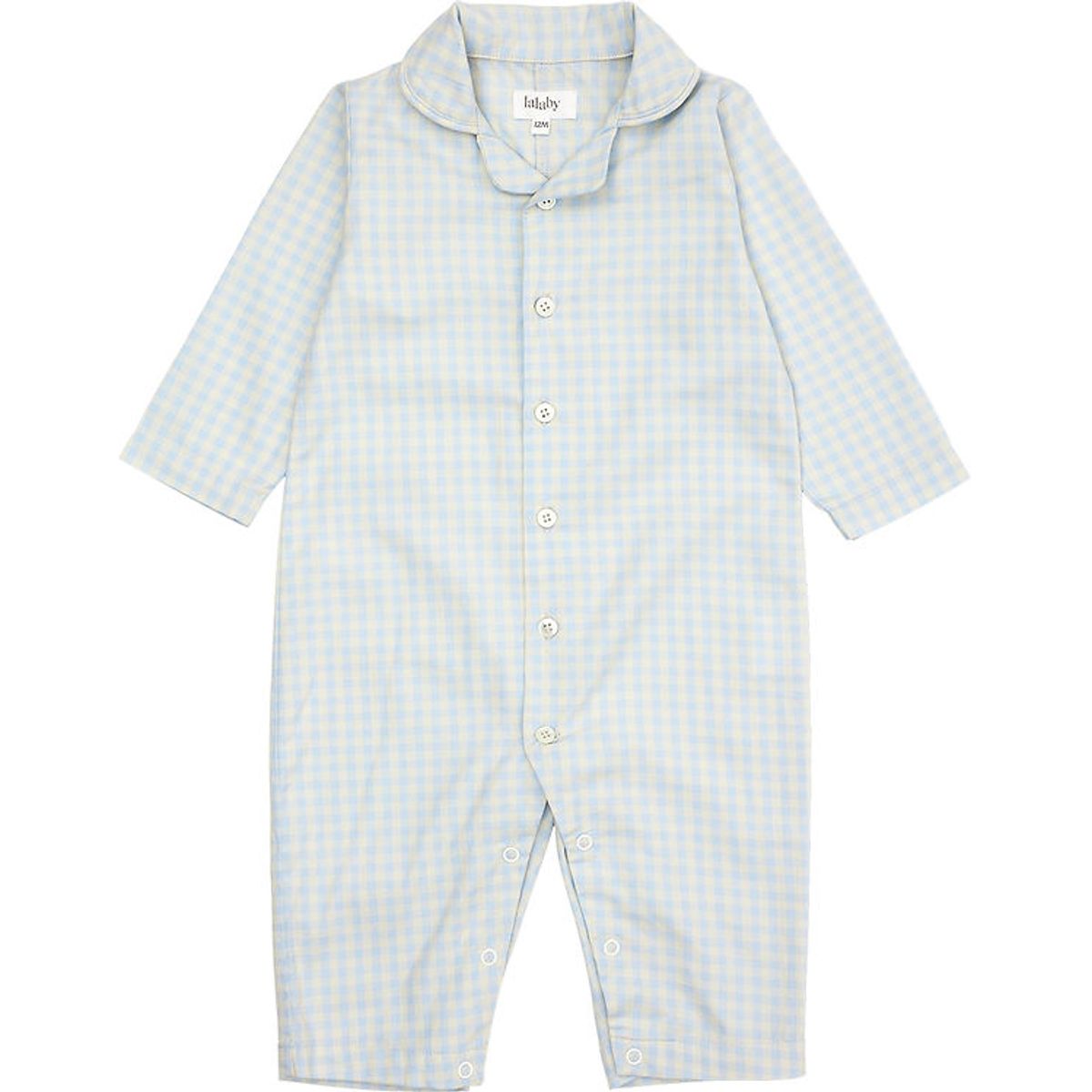 Lalaby Natdragt - Classic - Blue Gingham