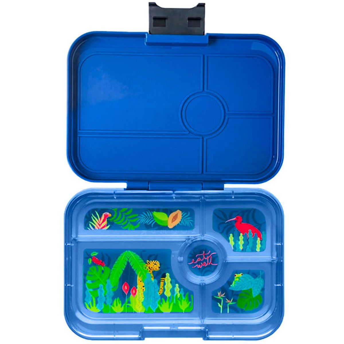 Yumbox Madkasse m. 5 Rum - Bento Tapas - Monte Carlo Blue/Jungle