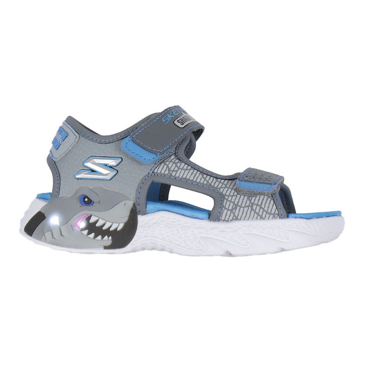 Skechers Sandaler m. Lys - Creature-Splash - Charcoal Blue