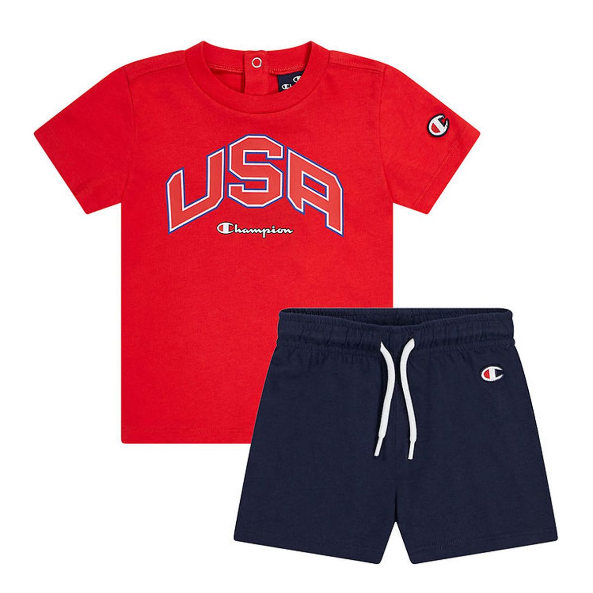 Champion Shortssæt - T-shirt/Shorts - True Red