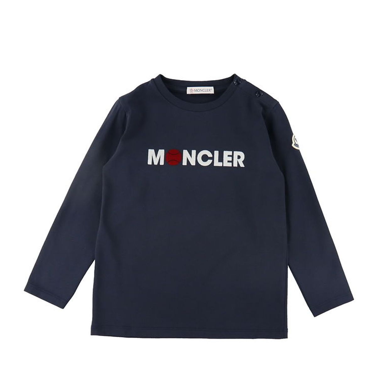 Moncler Bluse - Navy m. Print