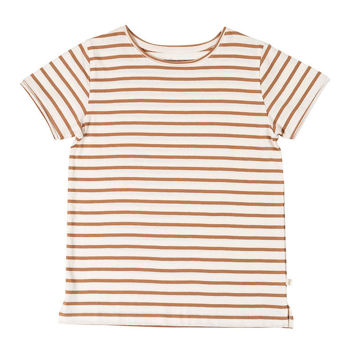 Minimalisma T-shirt - Lin - Bronze Stripes