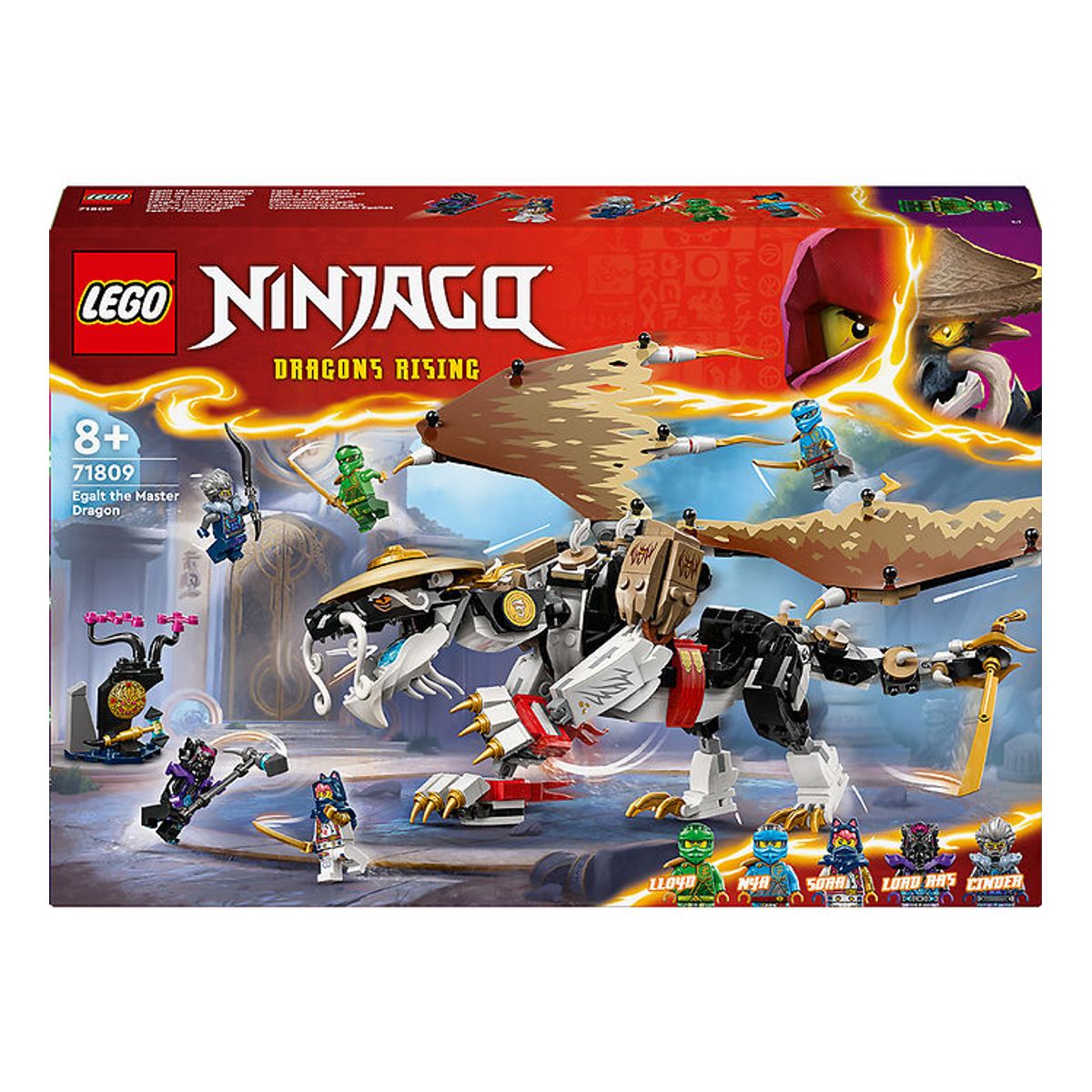 LEGO ® Ninjago - Mesterdragen Egalt 71809 - 532 Dele