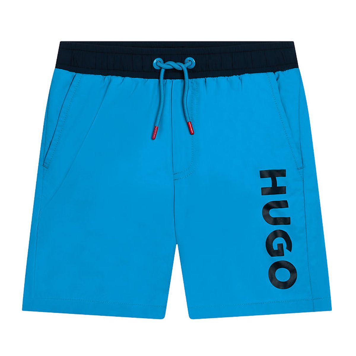 HUGO Badeshorts - Electric Blue m. Navy