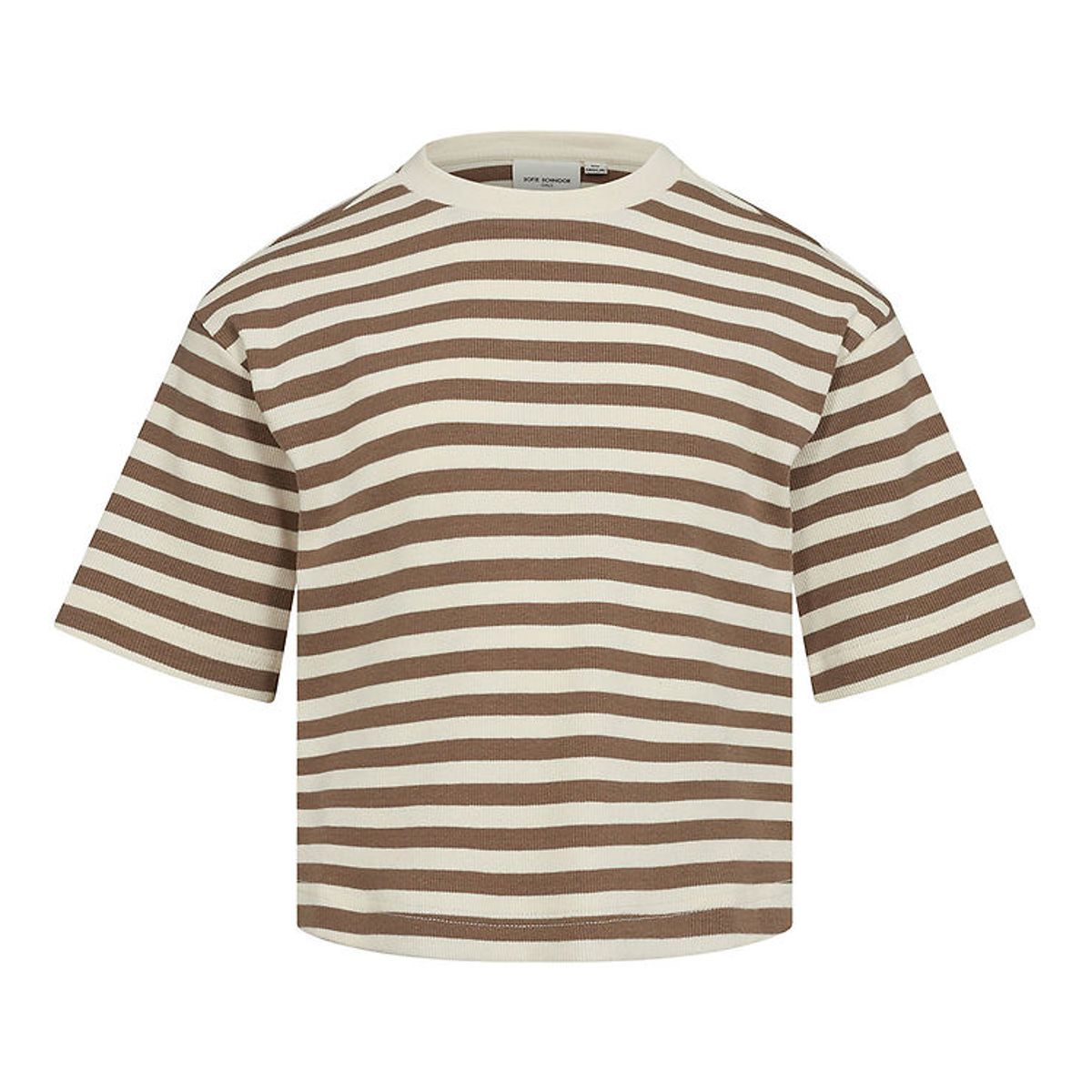 Sofie Schnoor T-shirt - Rib - Middle Brown