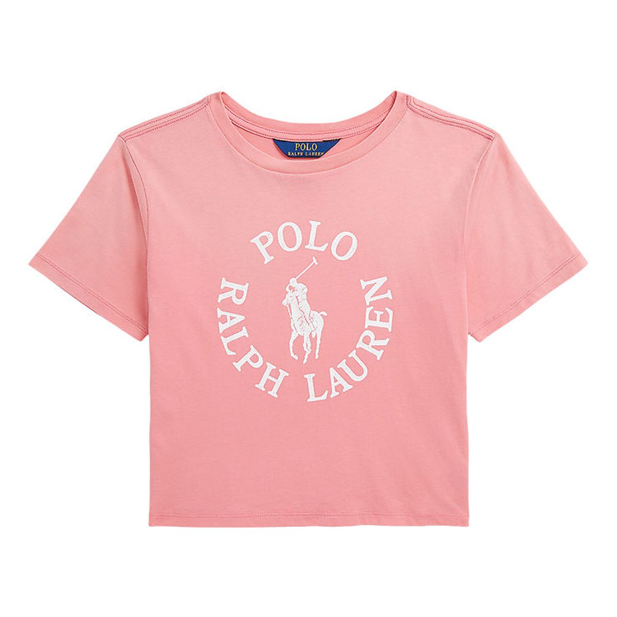 Polo Ralph Lauren T-shirt - Pink m. Hvid