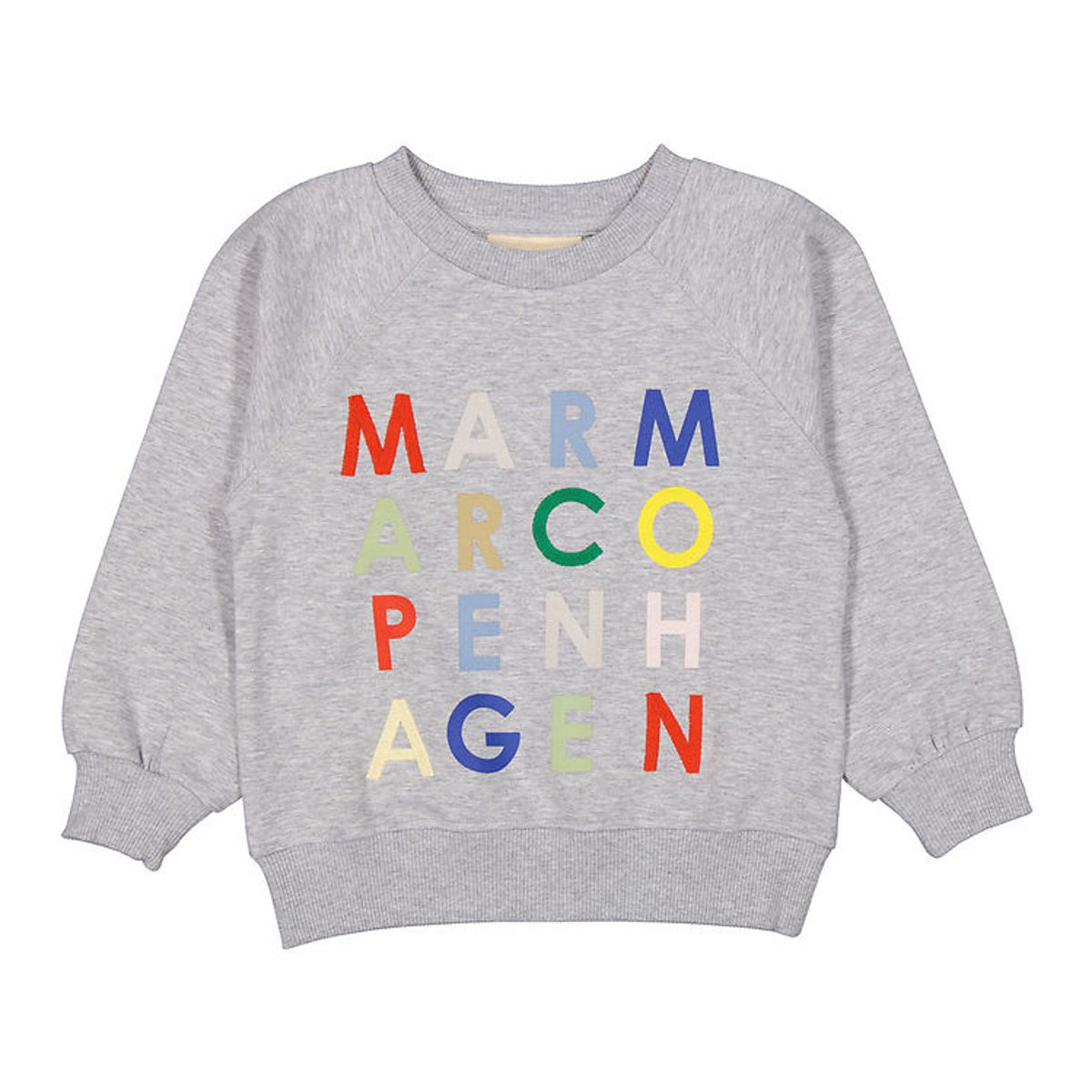 MarMar Sweatshirt - Theos - Multicol Letters