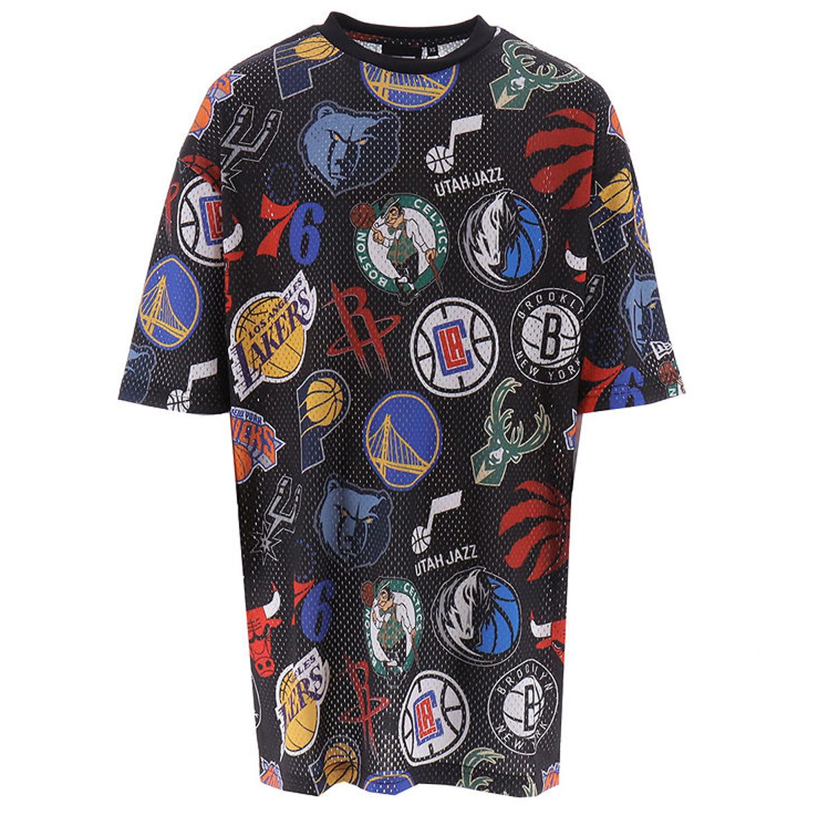 New Era T-Shirt - NBA Logoer - Sort