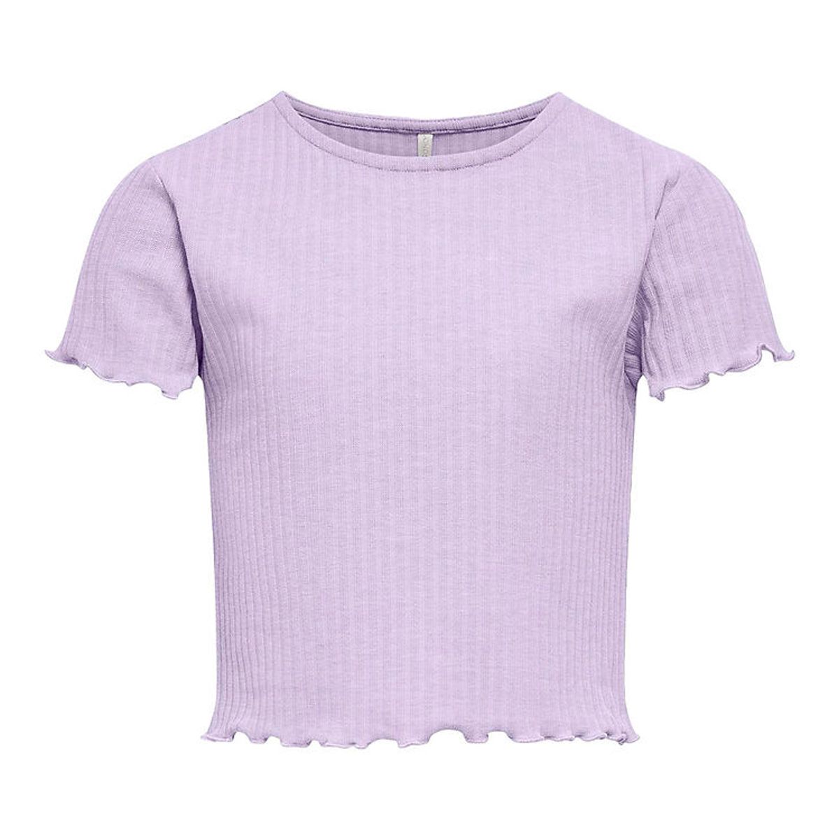 Kids Only T-shirt - KogNella - Rib - Noos - Pastel Lilac