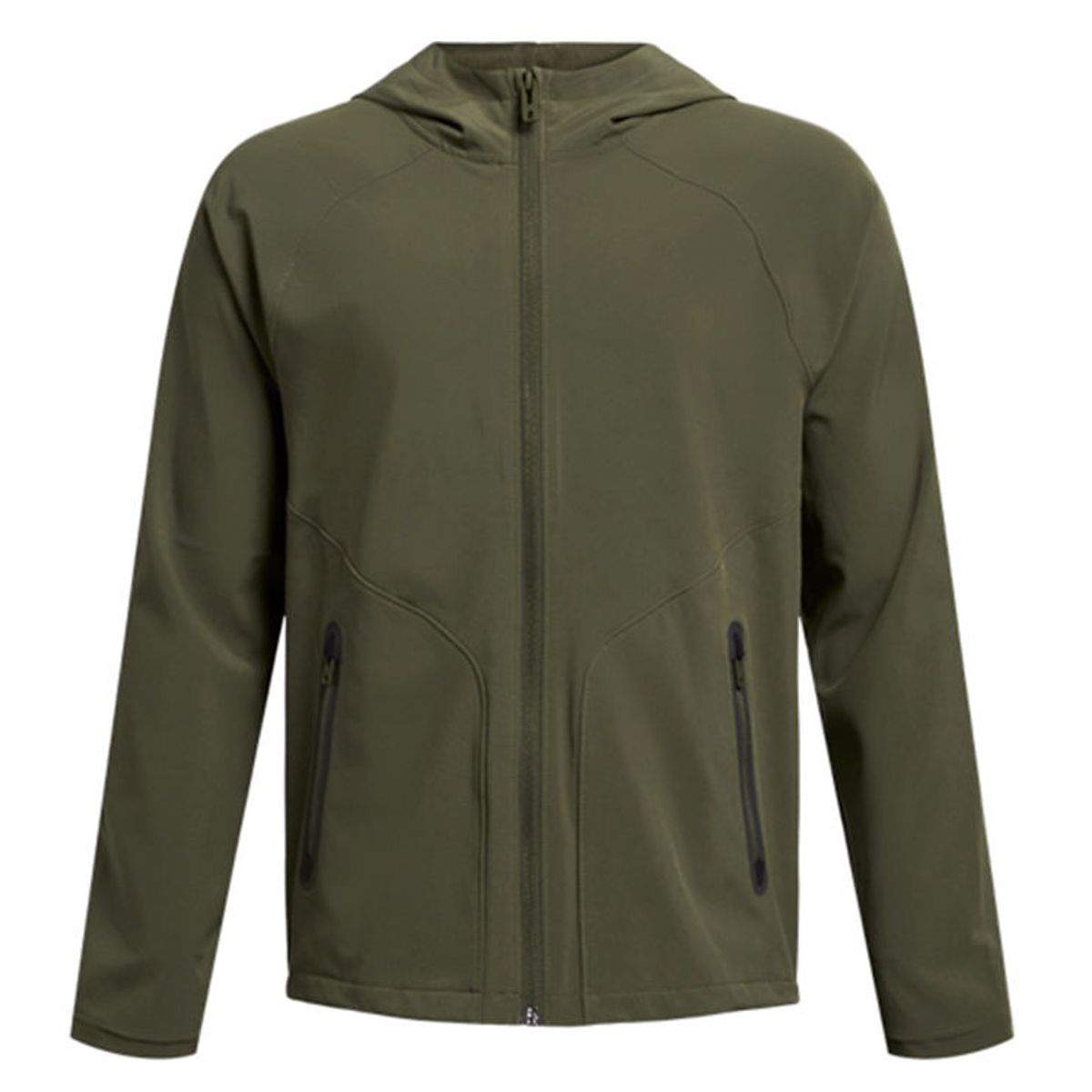 Under Armour Cardigan - Unstoppable Full Zip - Marine OD Green