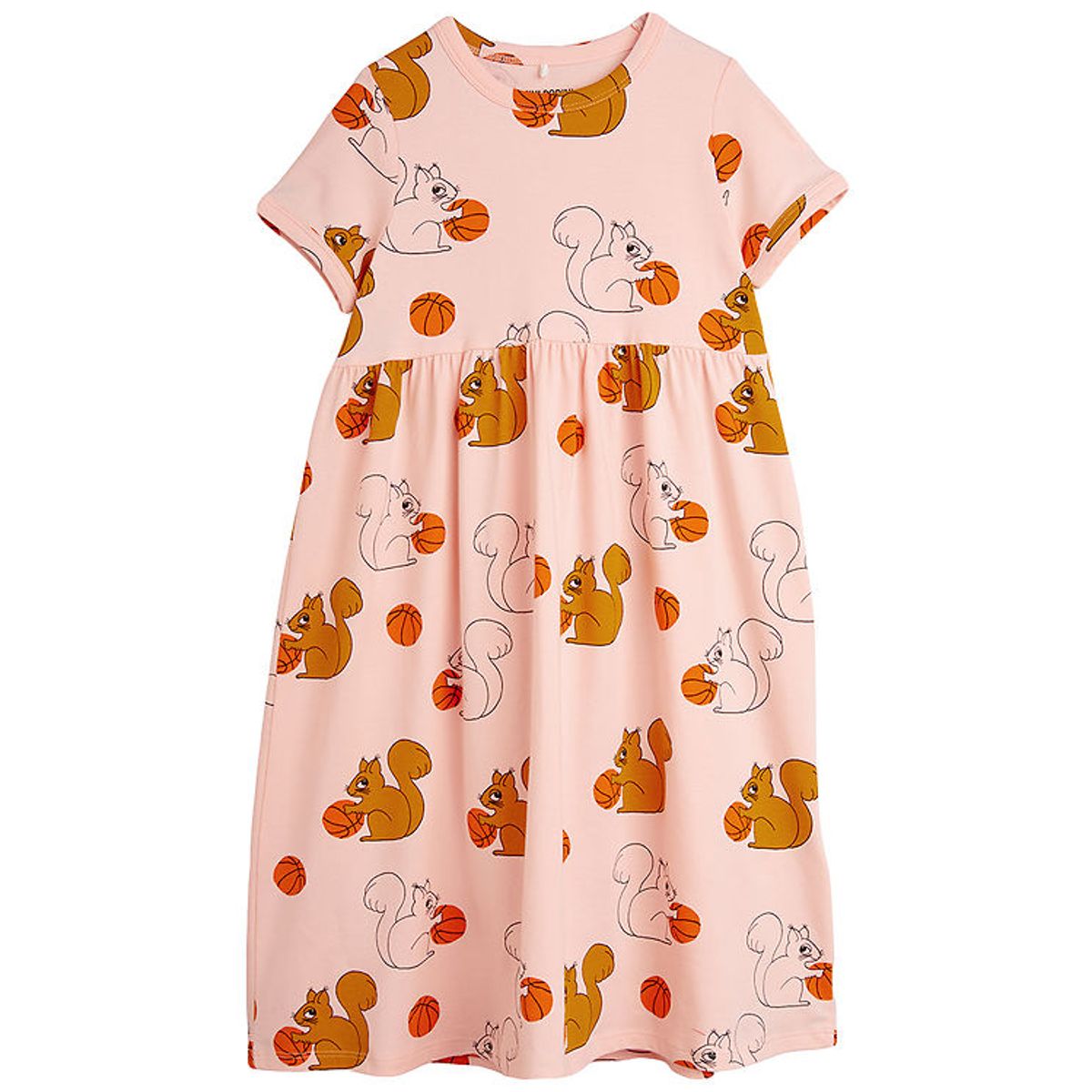 Mini Rodini Kjole - Squirrels - Pink