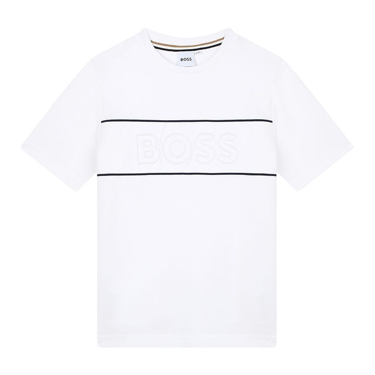 BOSS T-shirt - Hvid m. Sort