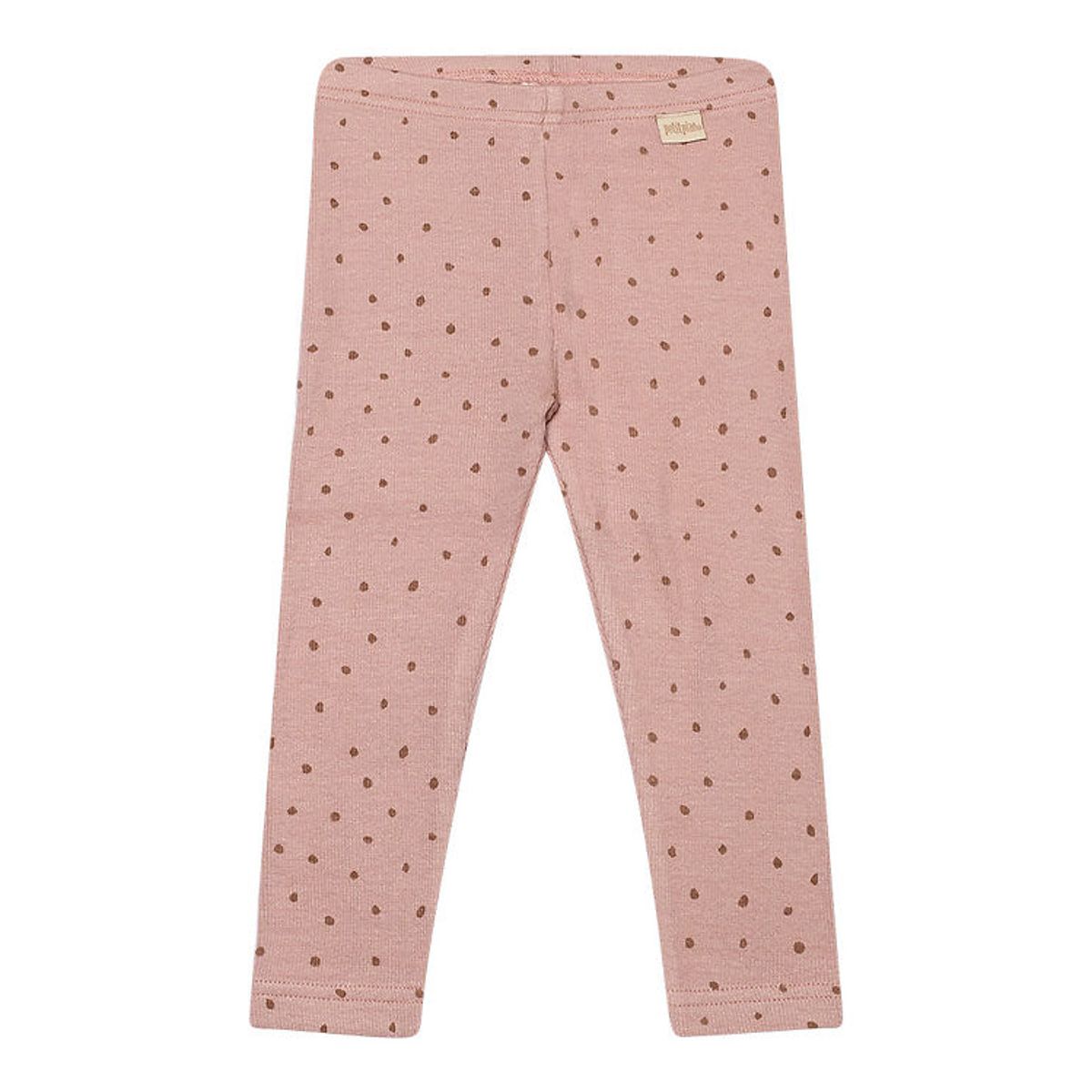 Petit Piao Leggings - Rib - Modal - Rose Fawn