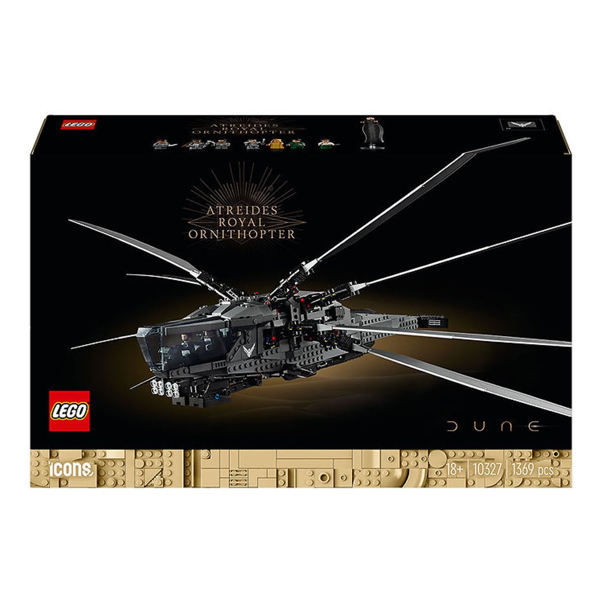 LEGO ® Icons - Dune Atreides Royal Ornithopter 10327 - 1369 Dele