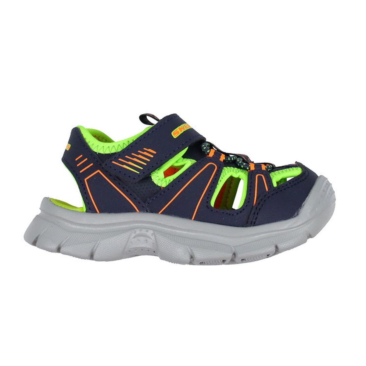 Skechers Sandaler - Relix Valder - Navy/Lime