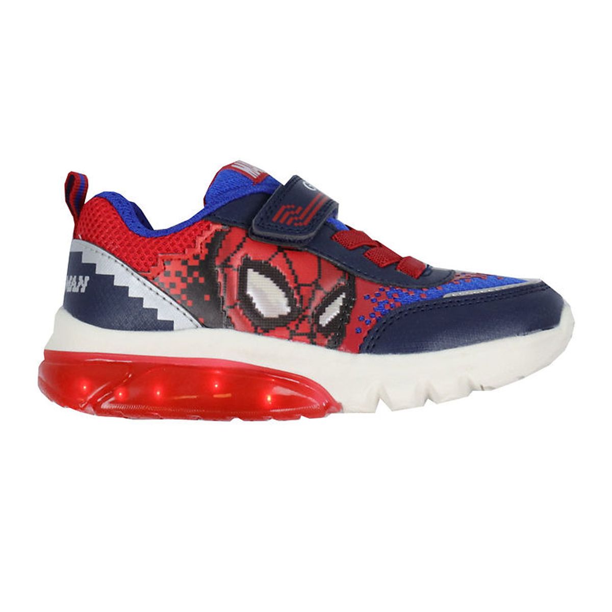 Geox Sko - J Ciberdron - Marvel Spiderman - Navy/Rød