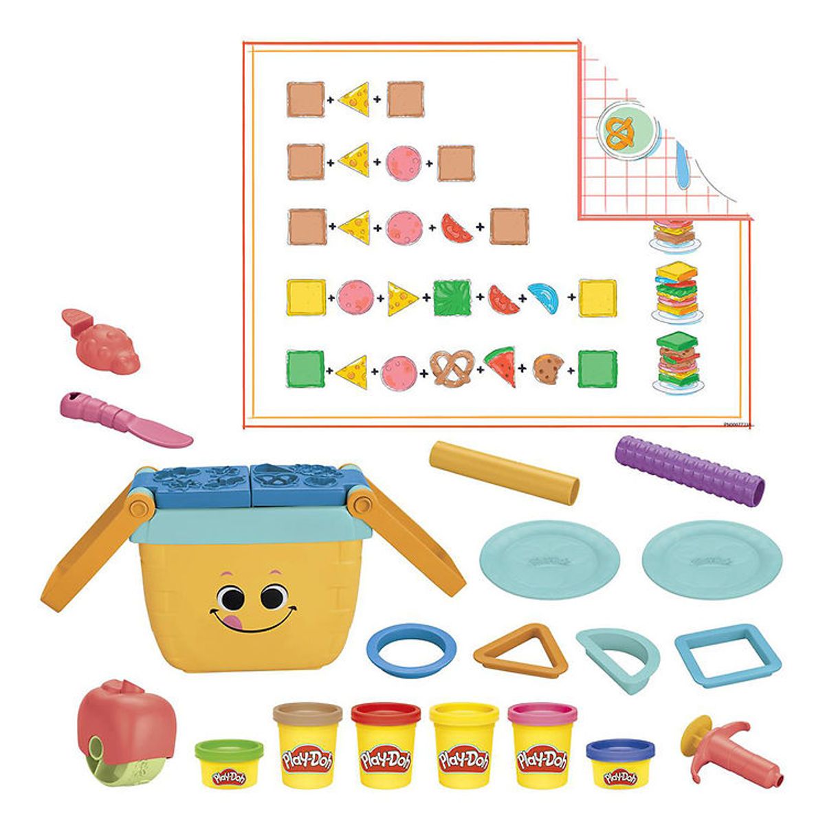 Play-Doh Modellervoks - Picnic Shapes - Starter Set