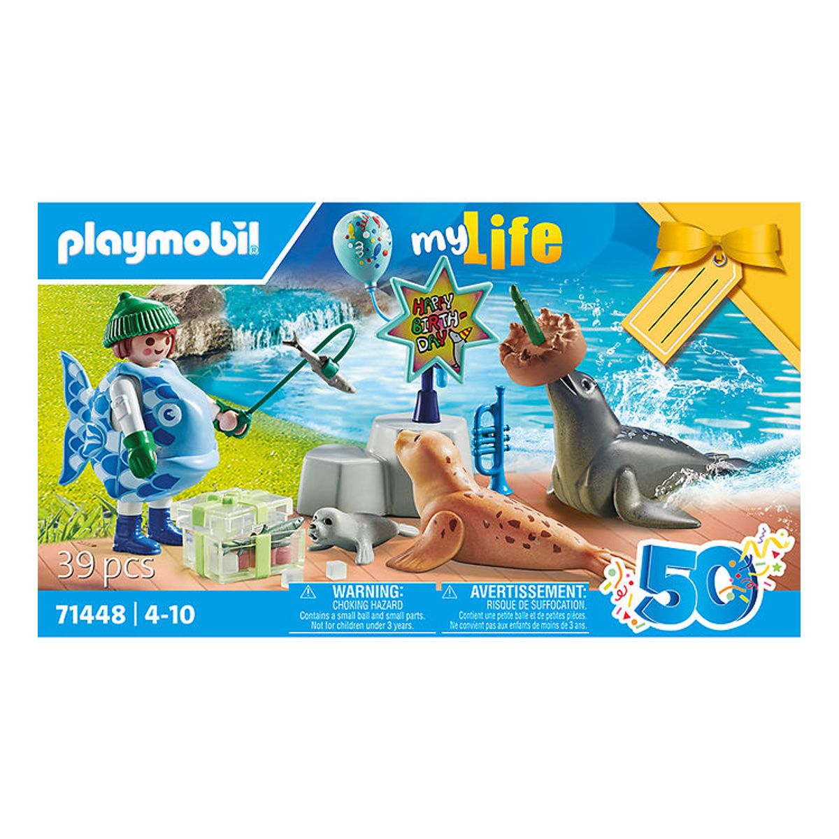 Playmobil My Life - Fodring Af Dyr - 71448 - 39 Dele