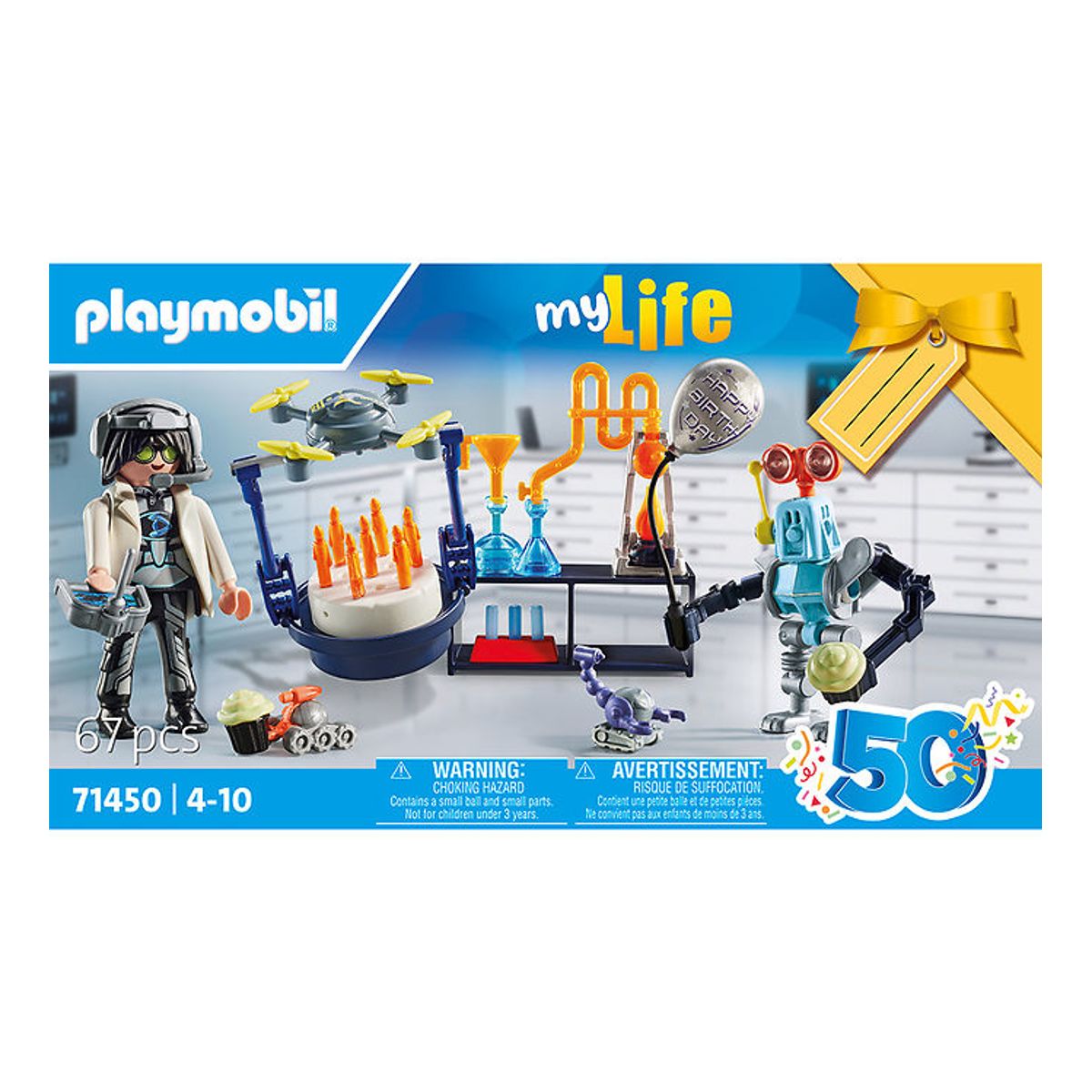 Playmobil My Life - Forskere med Robotter - 71450 - 67 Dele