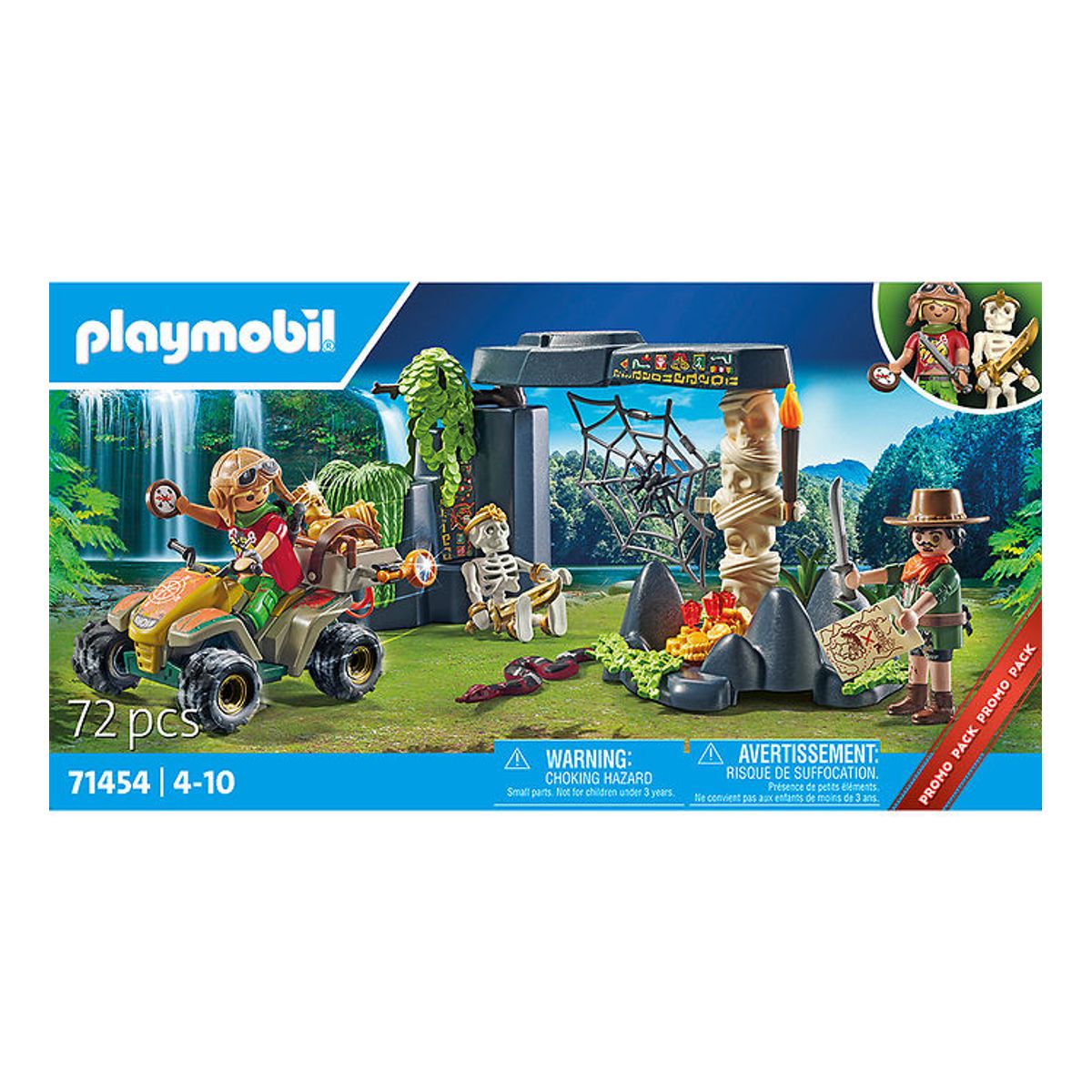 Playmobil - Skattejagt I Junglen - 71454 - 72 Dele