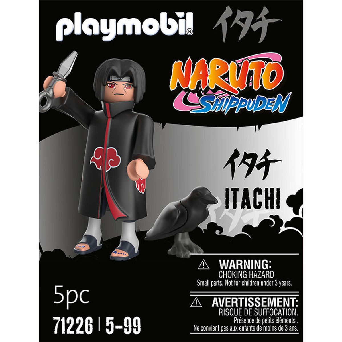 Playmobil Naruto - Itachi Akatsuki - 71226 - 5 Dele