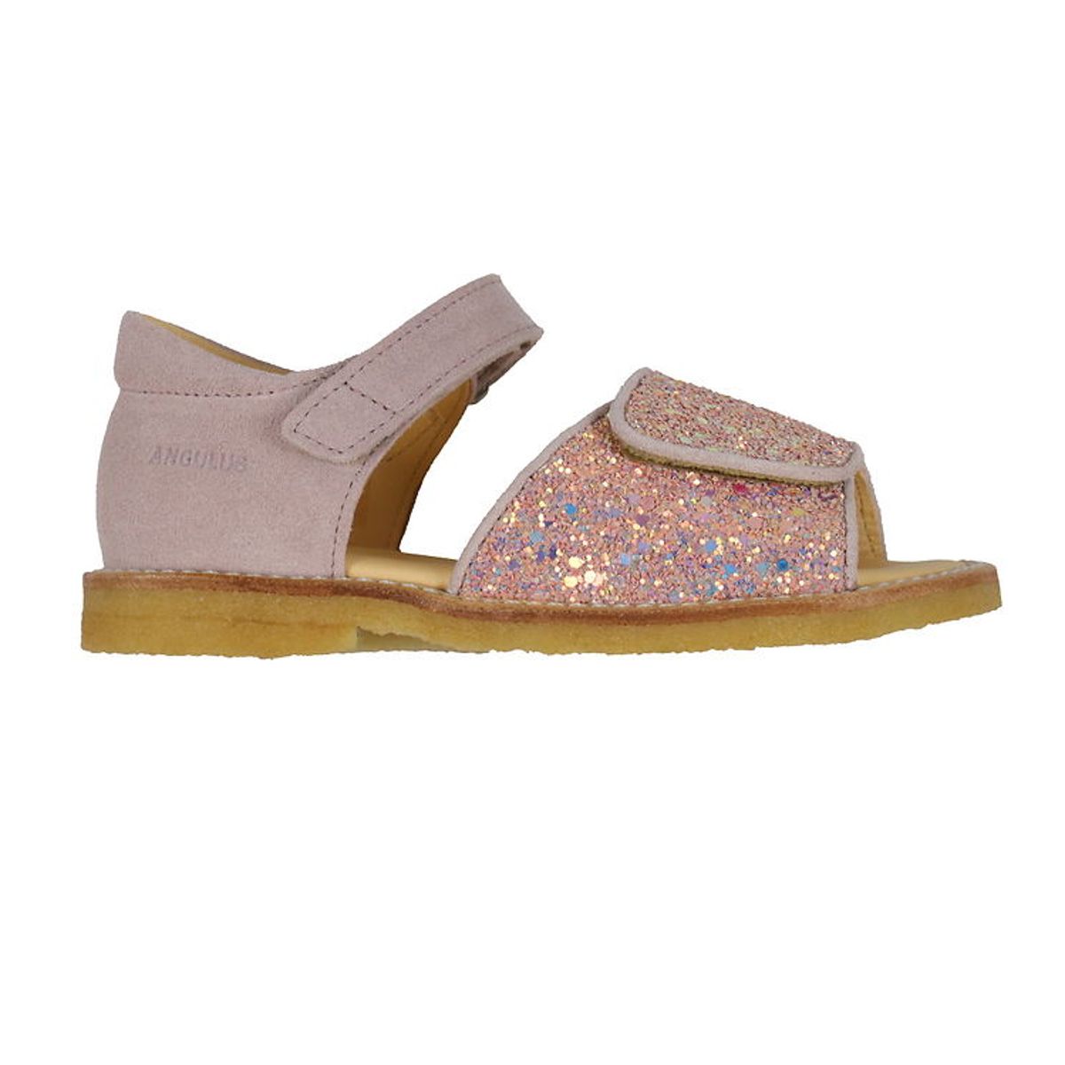 Angulus Sandaler - Pale Rose/Rose Glitter