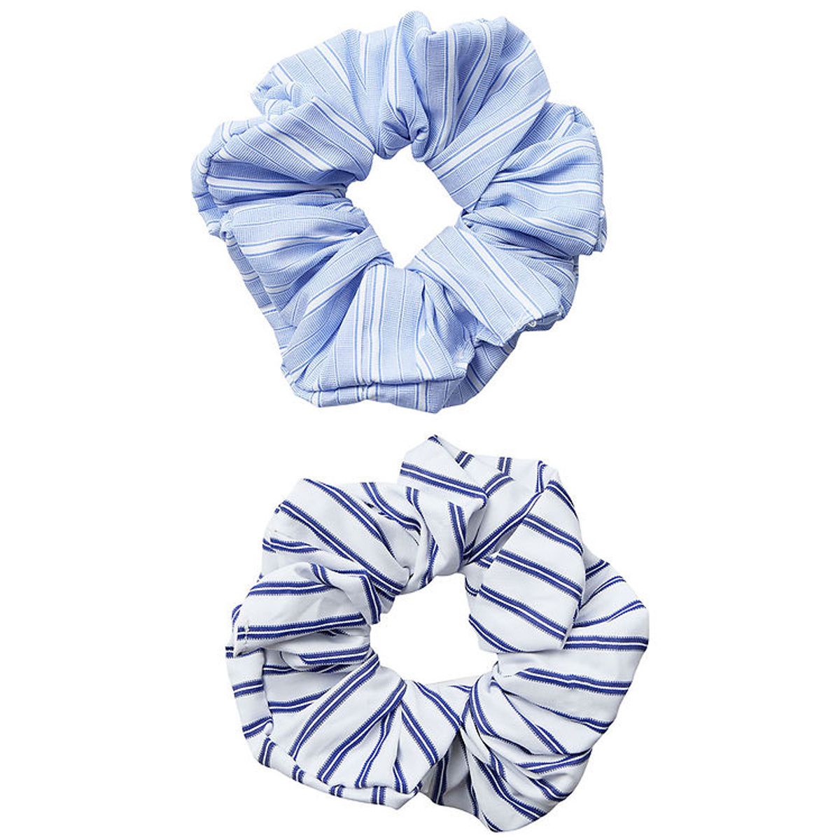 Sofie Schnoor Scrunchies - 2-pak - Off White/Blue Striped