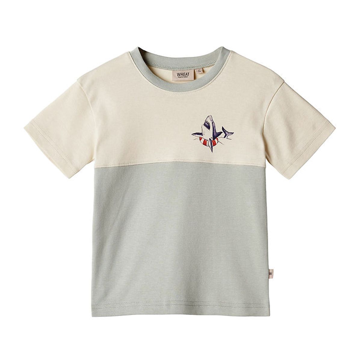 Wheat T-shirt - Oliver - Sea Mist