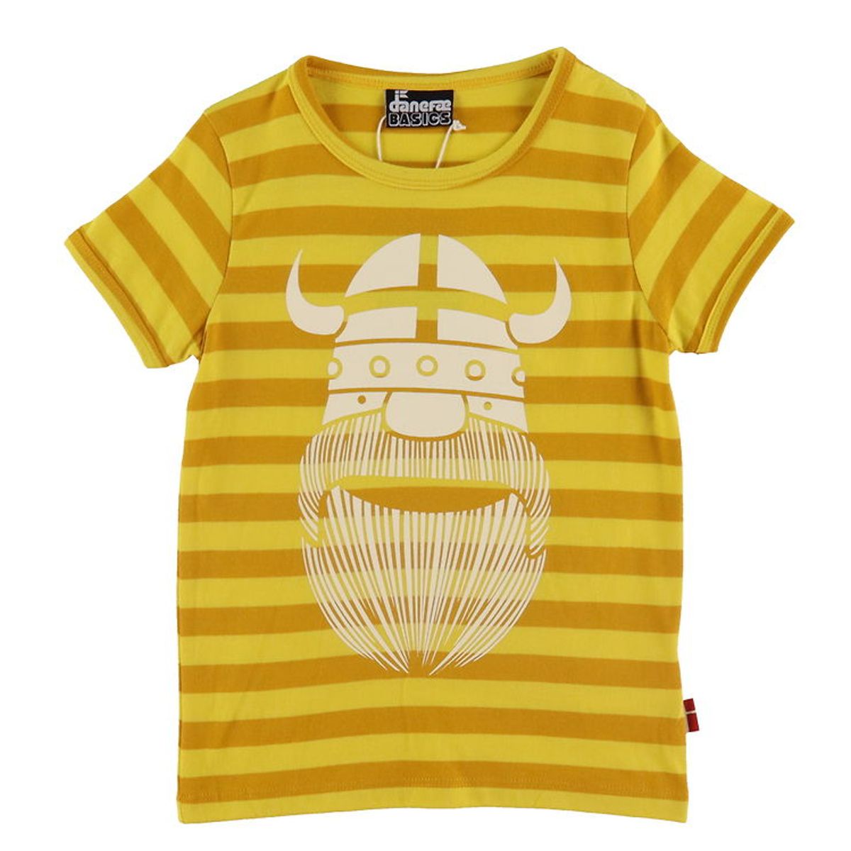 Danefæ T-Shirt - Danebasic - Faded Yellow / Dk Yellow Erik