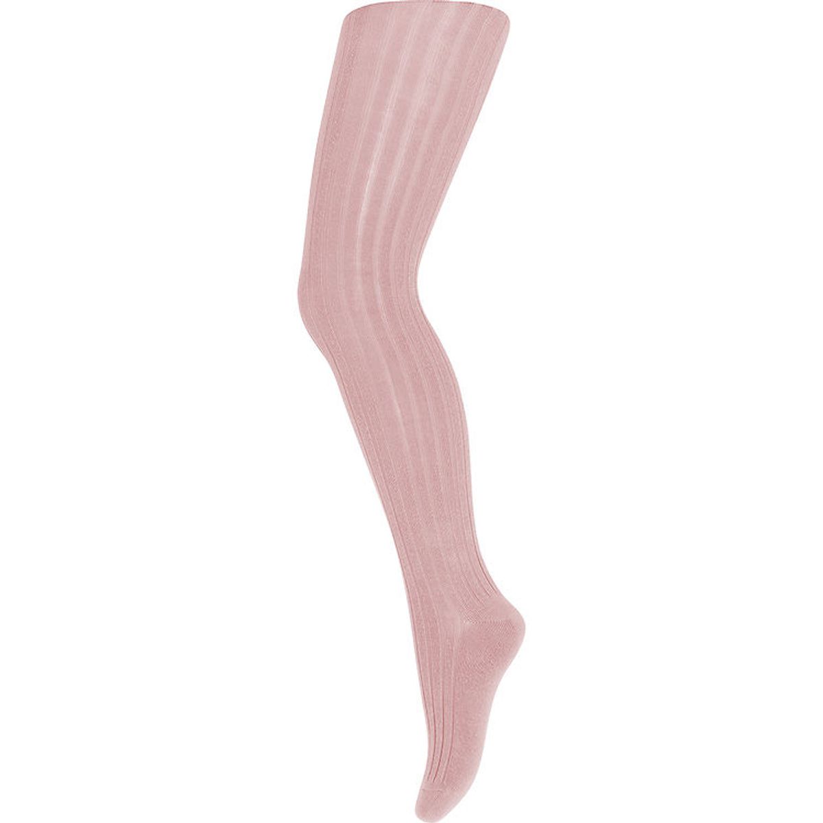 MP Strømpebukser - Rib - Silver Pink