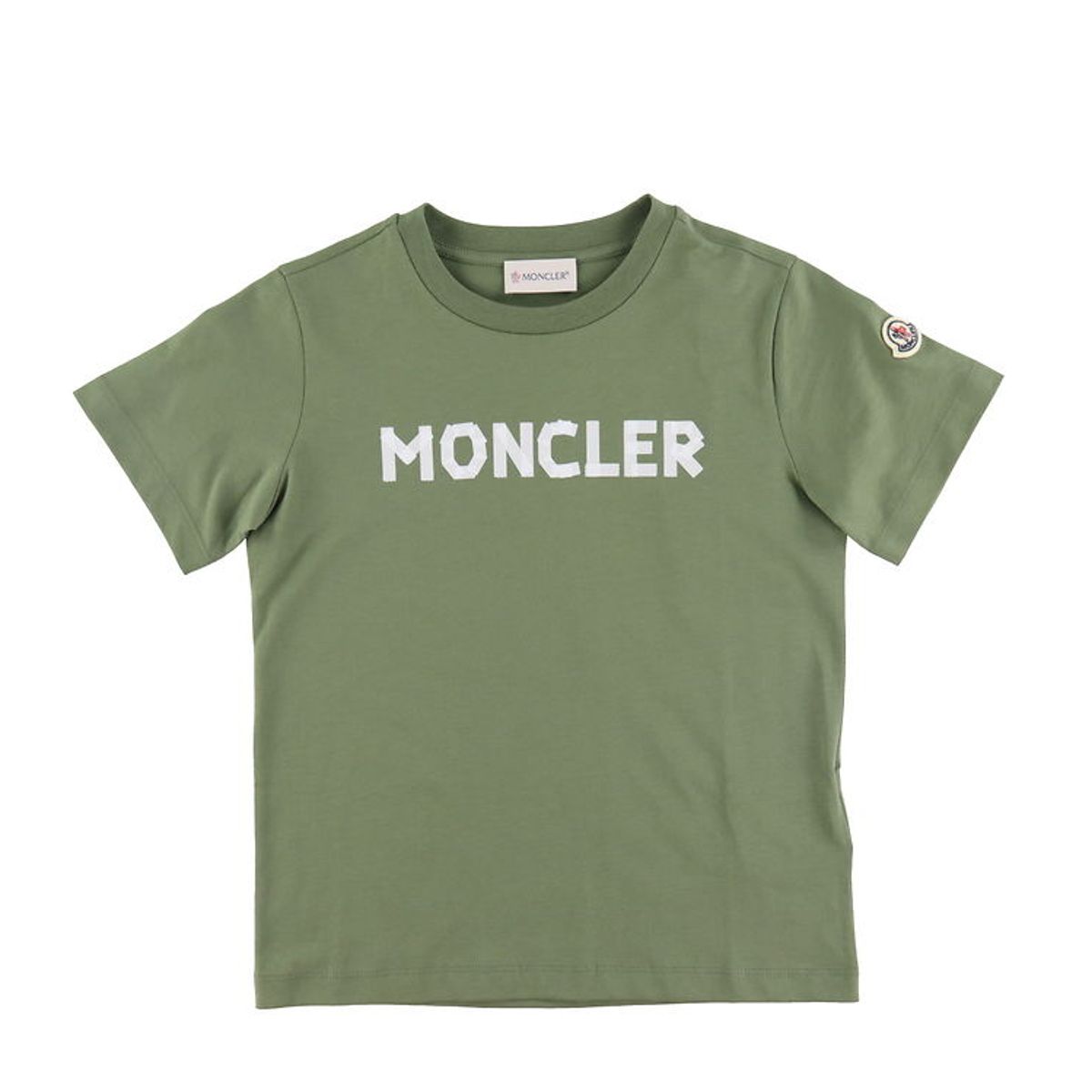 Moncler T-shirt - Armygrøn m. Hvid