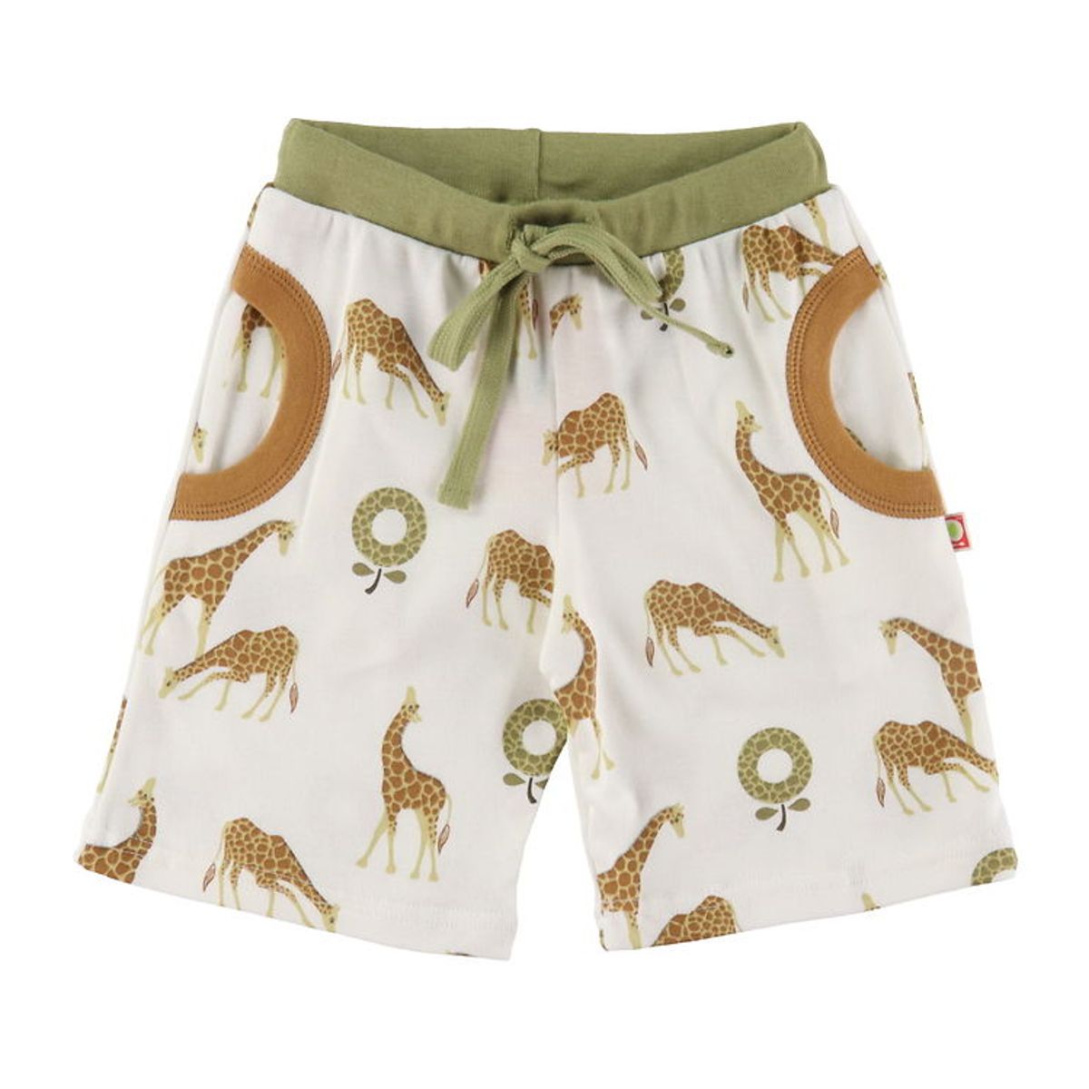 Katvig Shorts - Hvid m. Giraf