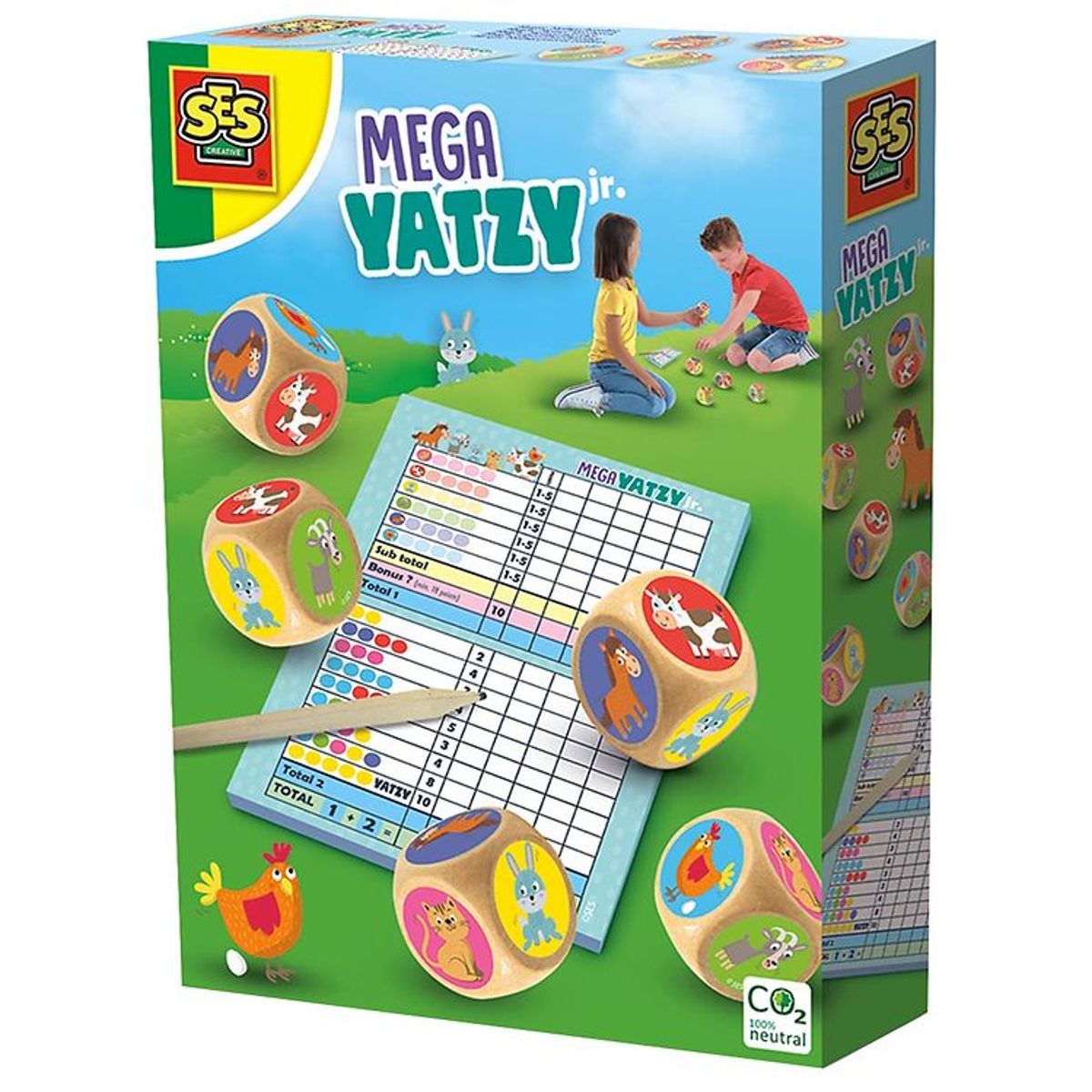 SES Creative Spil - Yatzy - Mega Junior