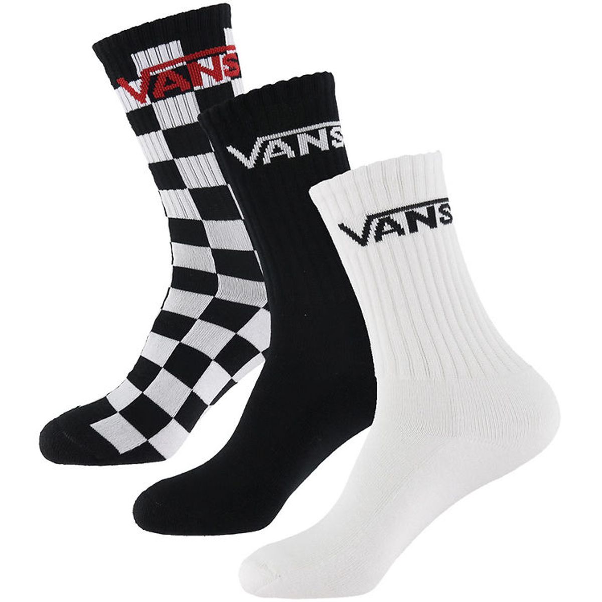 Vans Strømper - 3-Pak - Classic - Sort/Hvid