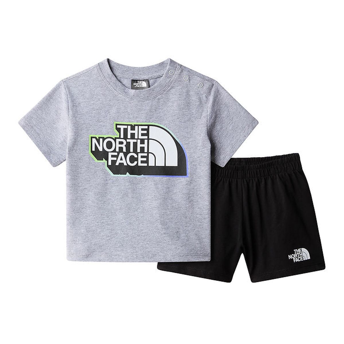 The North Face Shortssæt - T-shirt/Shorts - Light Grey Heather/S