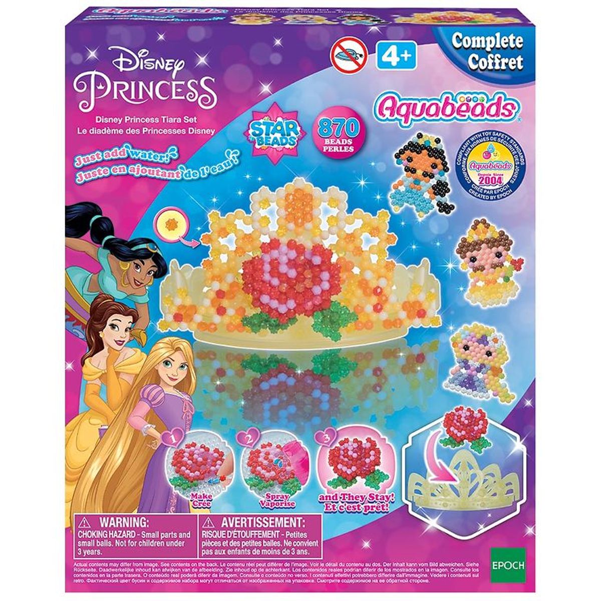 Aquabeads Perlesæt - 870 stk. - Disney Prinsesse Krone