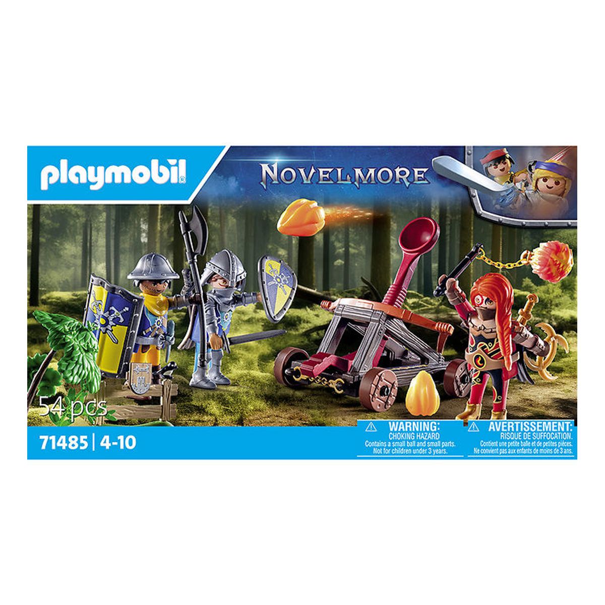 Playmobil Novelmore - Bagholdsangreb I Vejsiden - 71485 - 54 Del