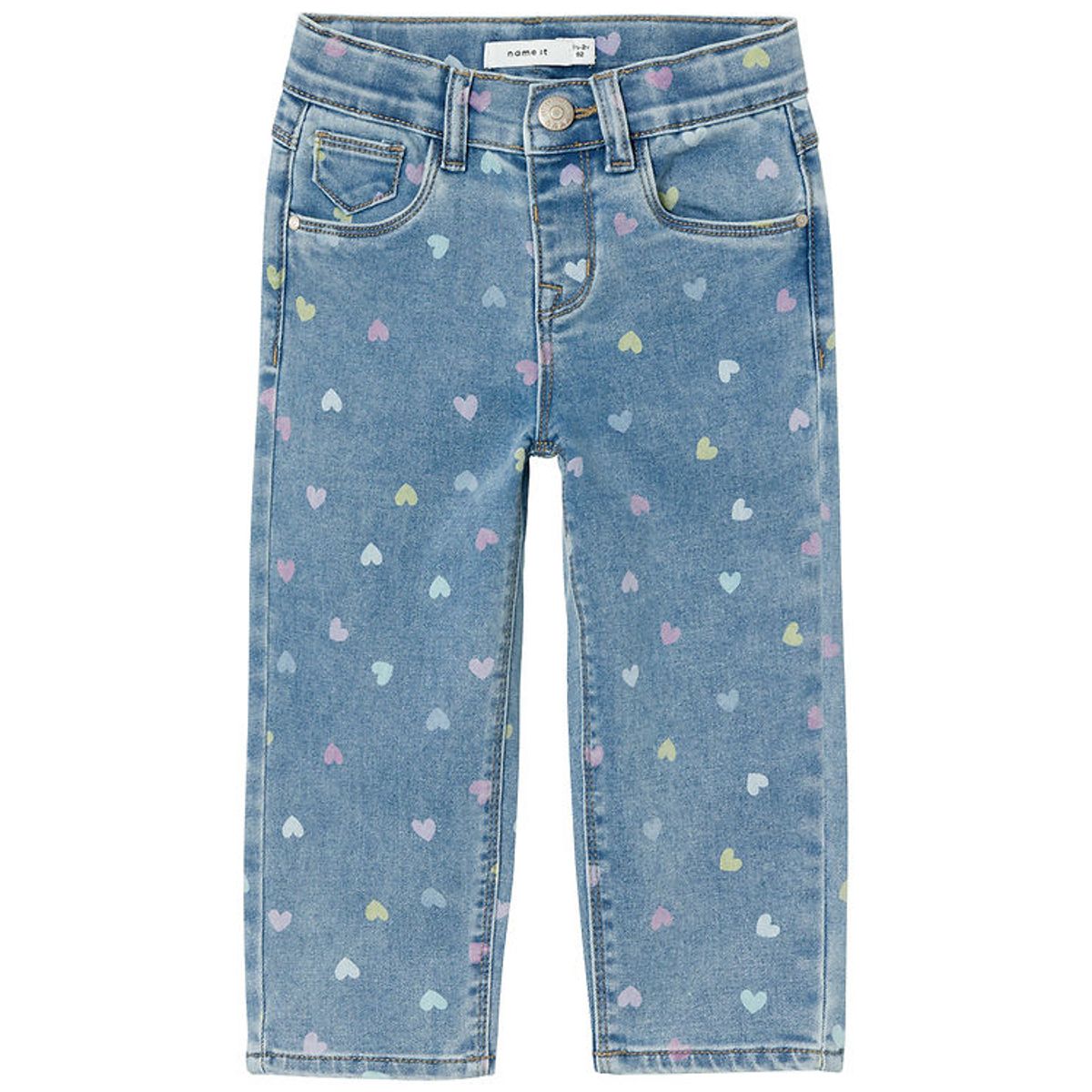 Name It Jeans - NmfBella - Medium Blue Denim/Hearts