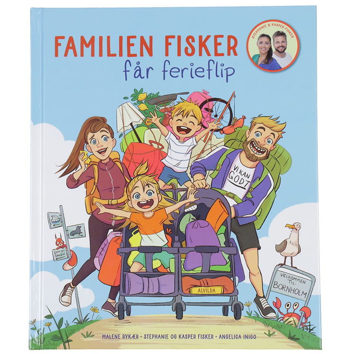 Alvilda Bog - Familien Fisker Får Ferieflip - Dansk